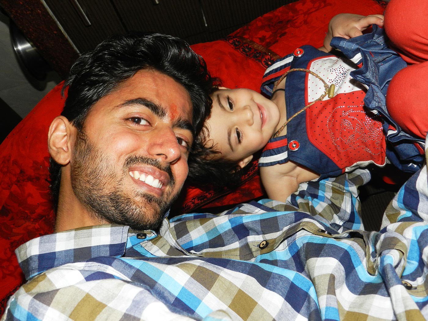 Abhishek Lata with Advika